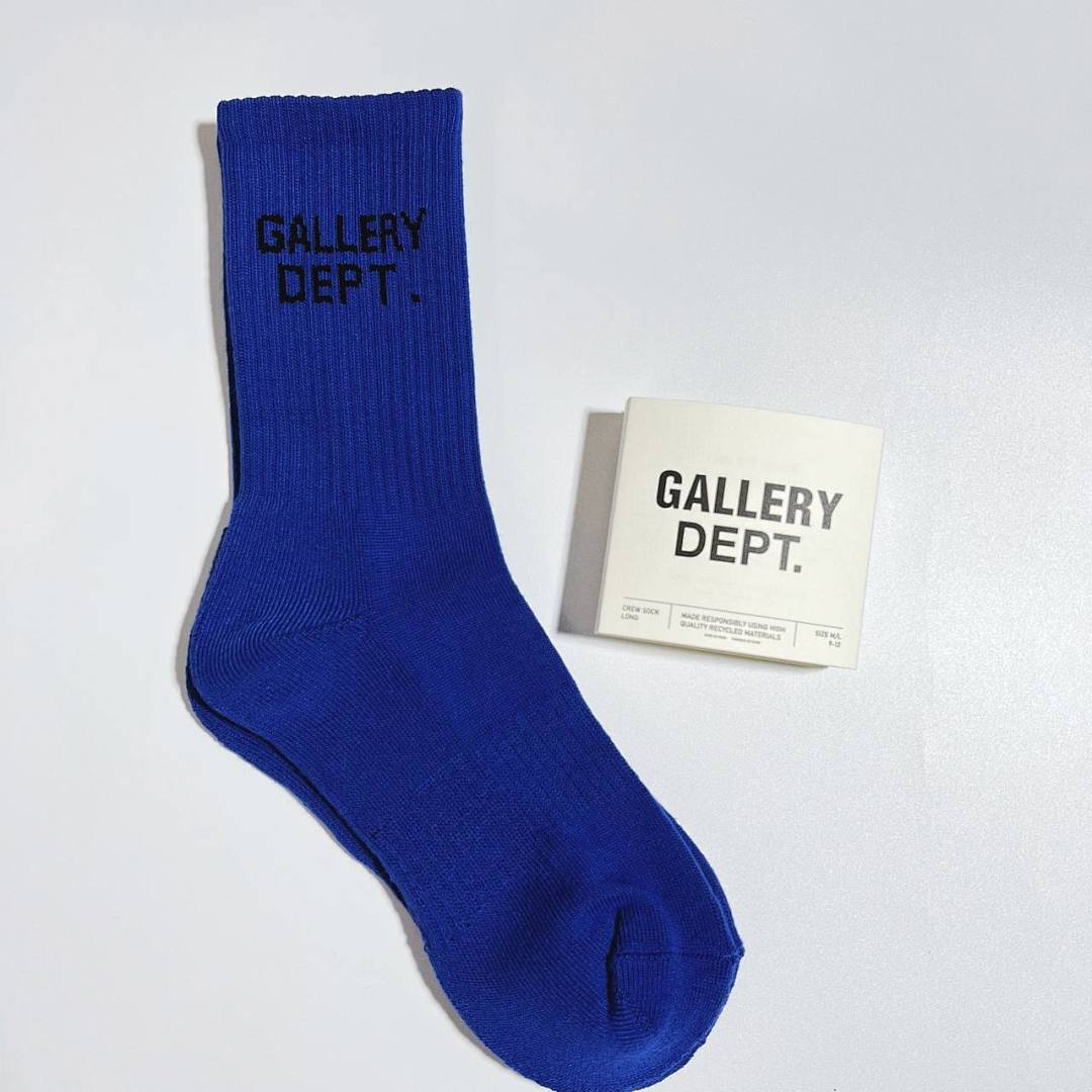 Lanvin Gallery Dept Blue Socks - Image 5