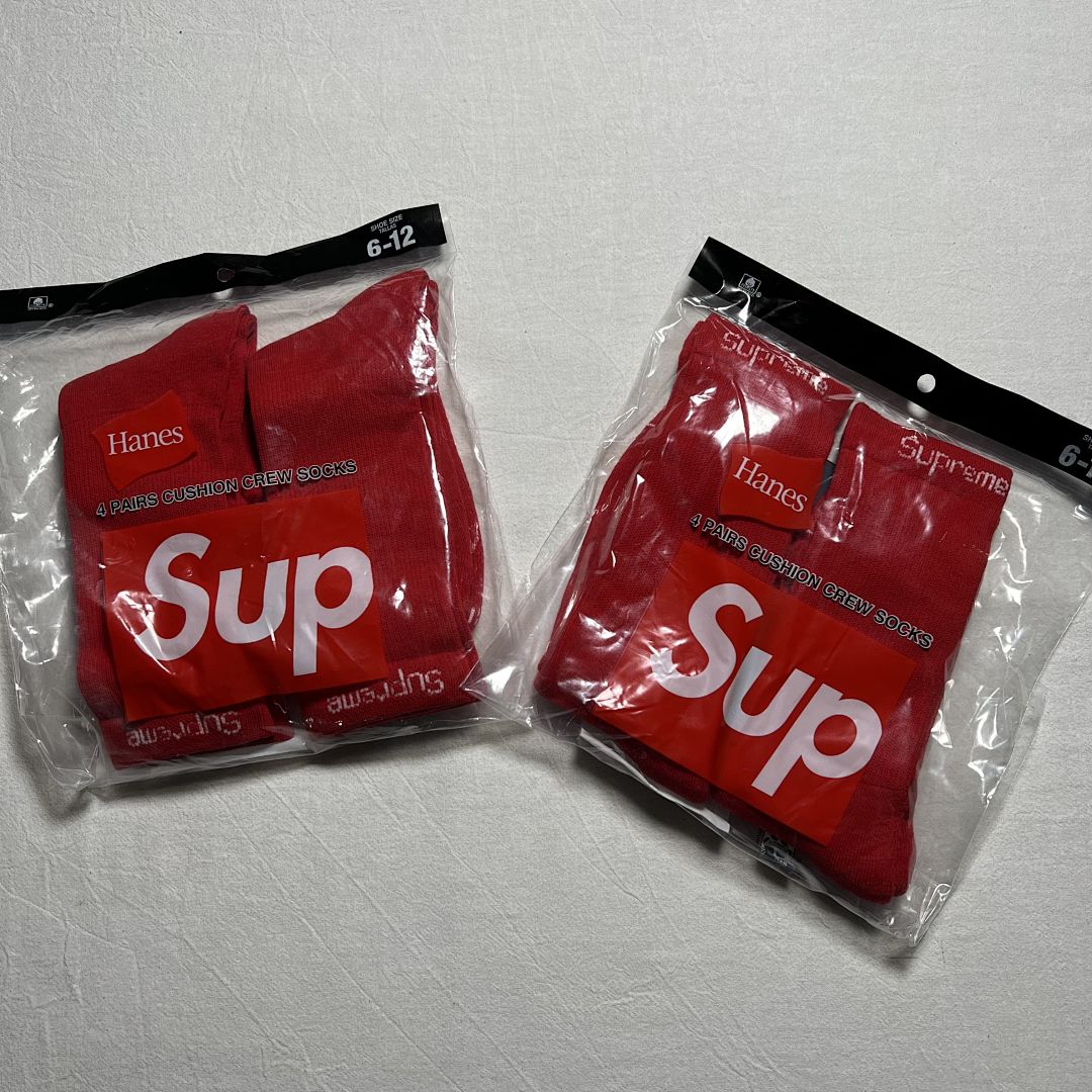 Accessiories SU* Red Towel Socks 2 Pairs A Set - Image 5