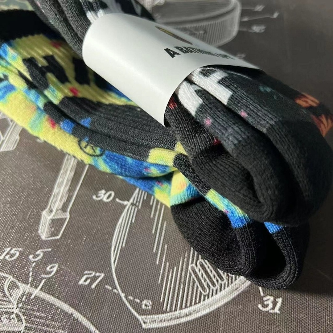 Bape Tie Dye Fleece Sole - Image 3