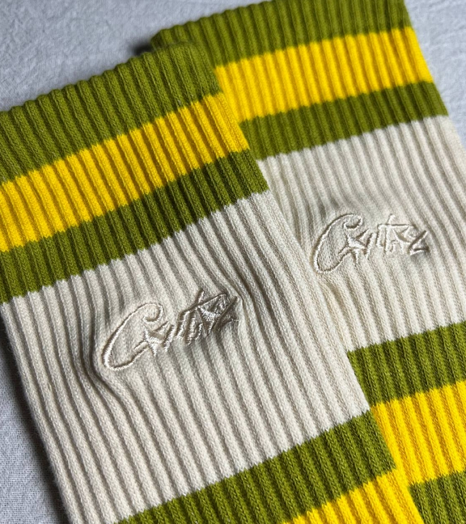Accessiories CO Green Embroidery Socks - Image 4