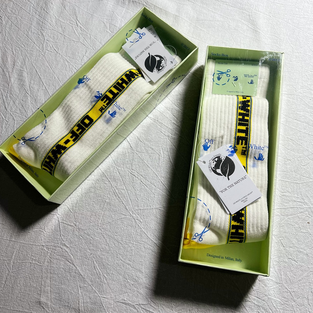 Accessiories OFF WHITE Industry Yellow Sock - Image 4