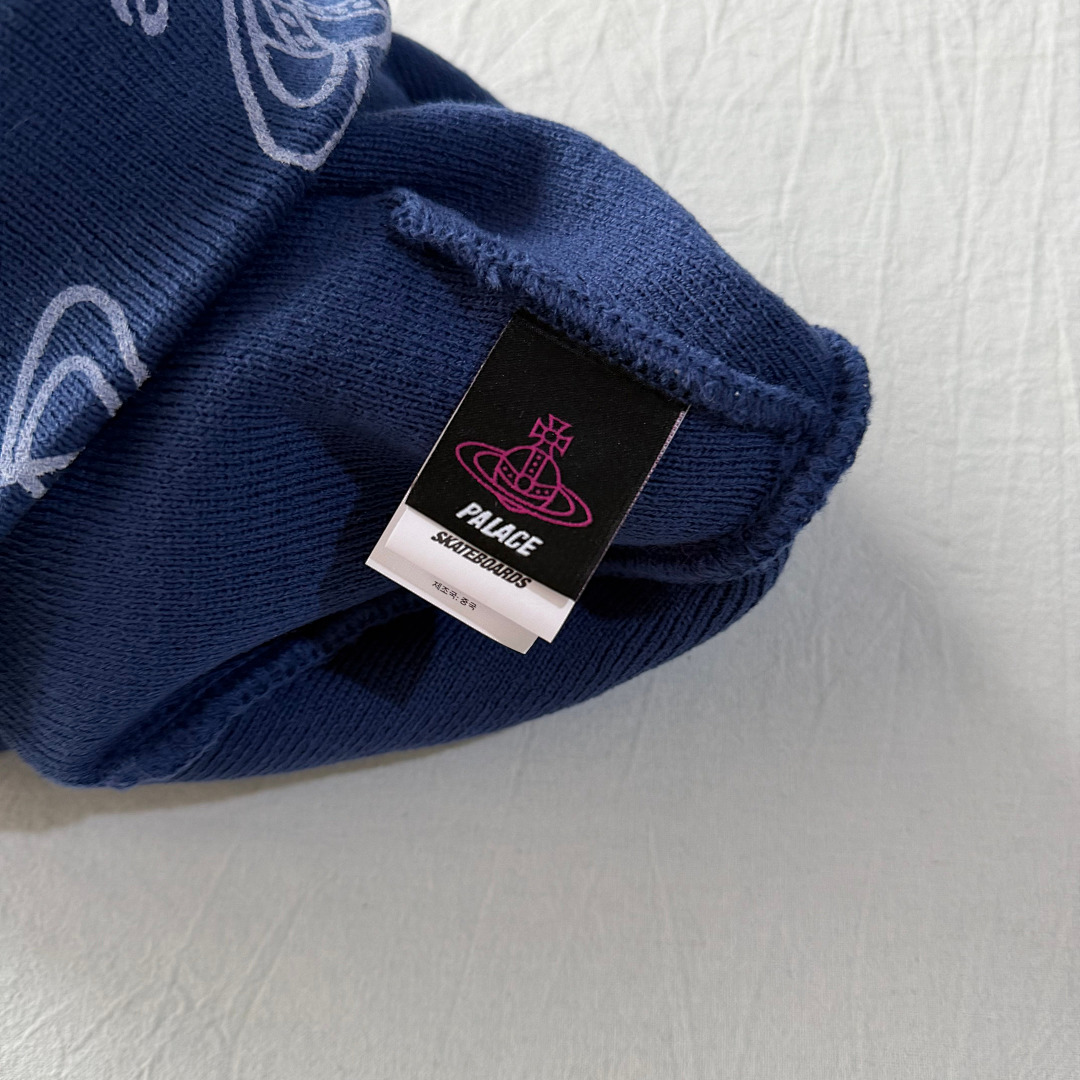 Hats PA X VIVIENNE Beanie (3Color. ——Black,Purple,Blue) - Image 4