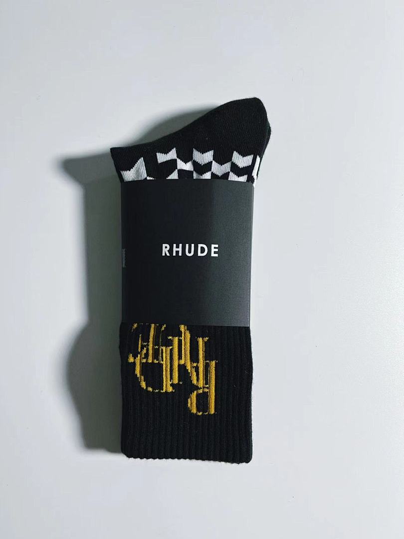 Accessiories Rhude 1: 1 Towel Socks——New Season With 1:1 Cardholder - Image 37