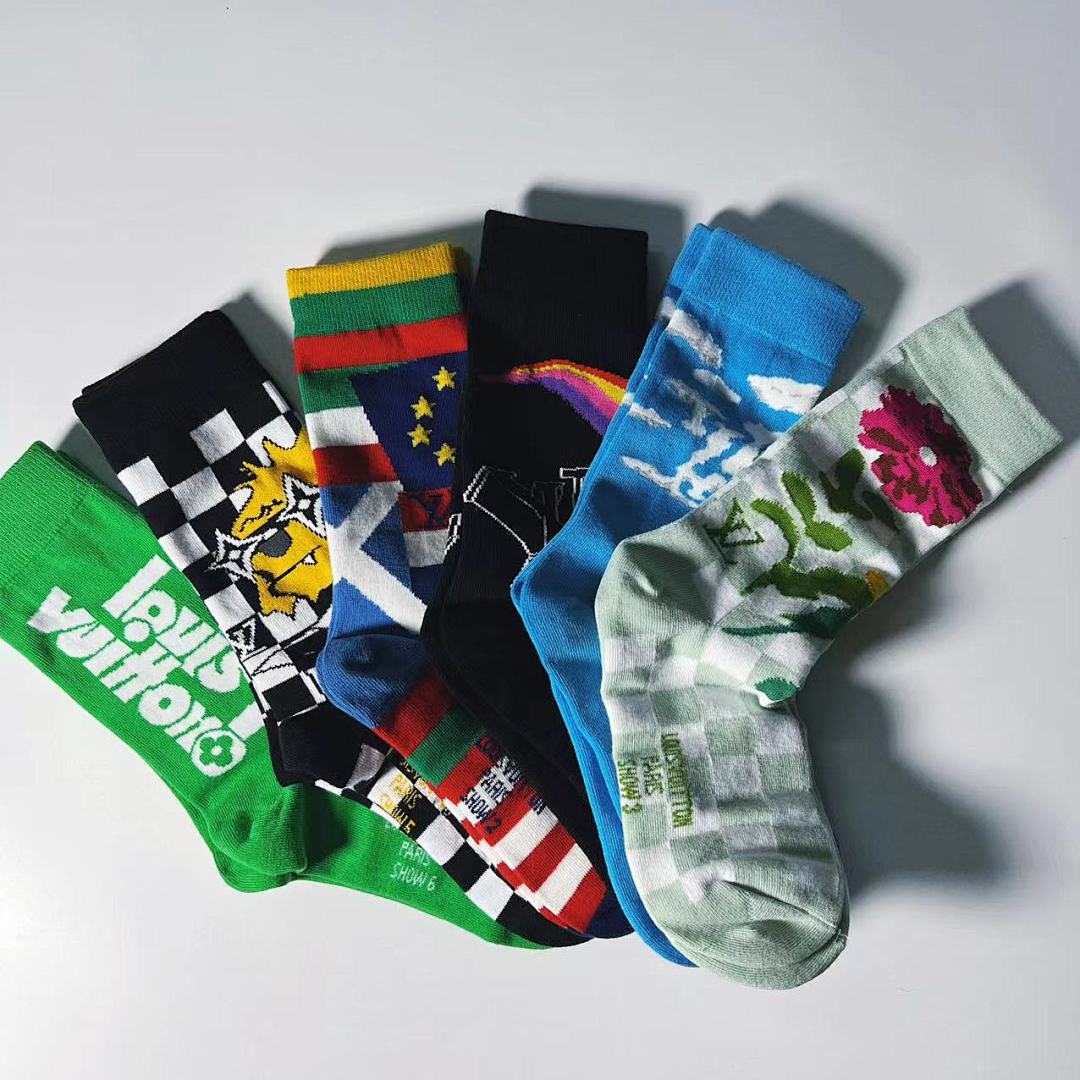 Accessiories 6 Pairs Desinger Socks—— Low Box - Image 6