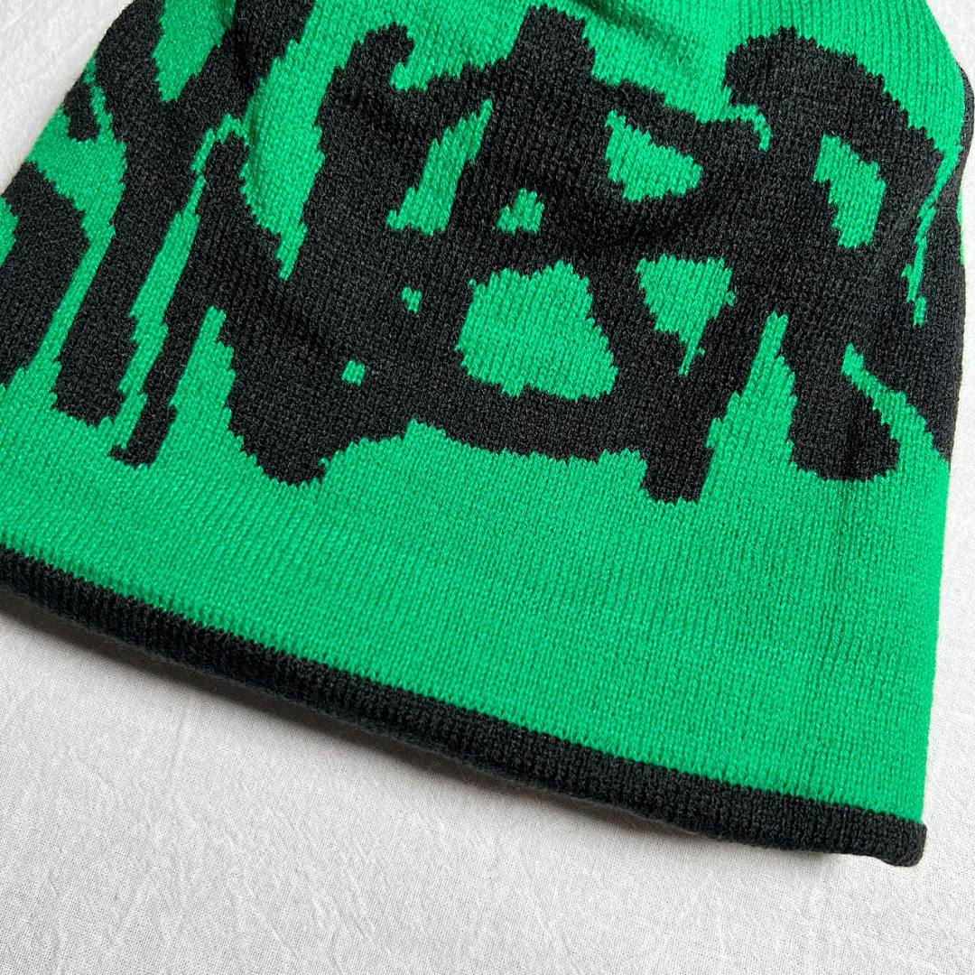 Hats IN STOCK! Syna World “Synarchy” Reversible Green Beanie Hat - Image 3