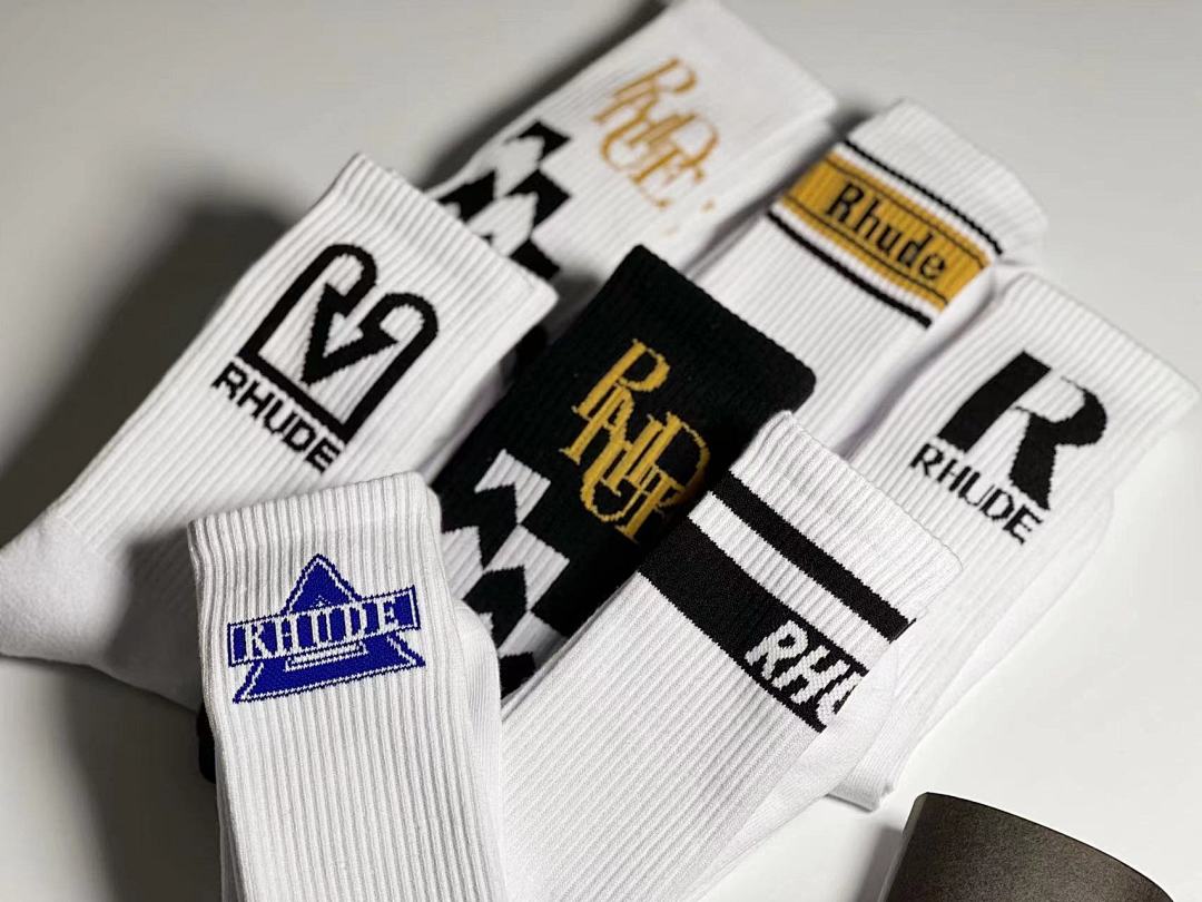 Accessiories Rhude 1: 1 Towel Socks——New Season With 1:1 Cardholder