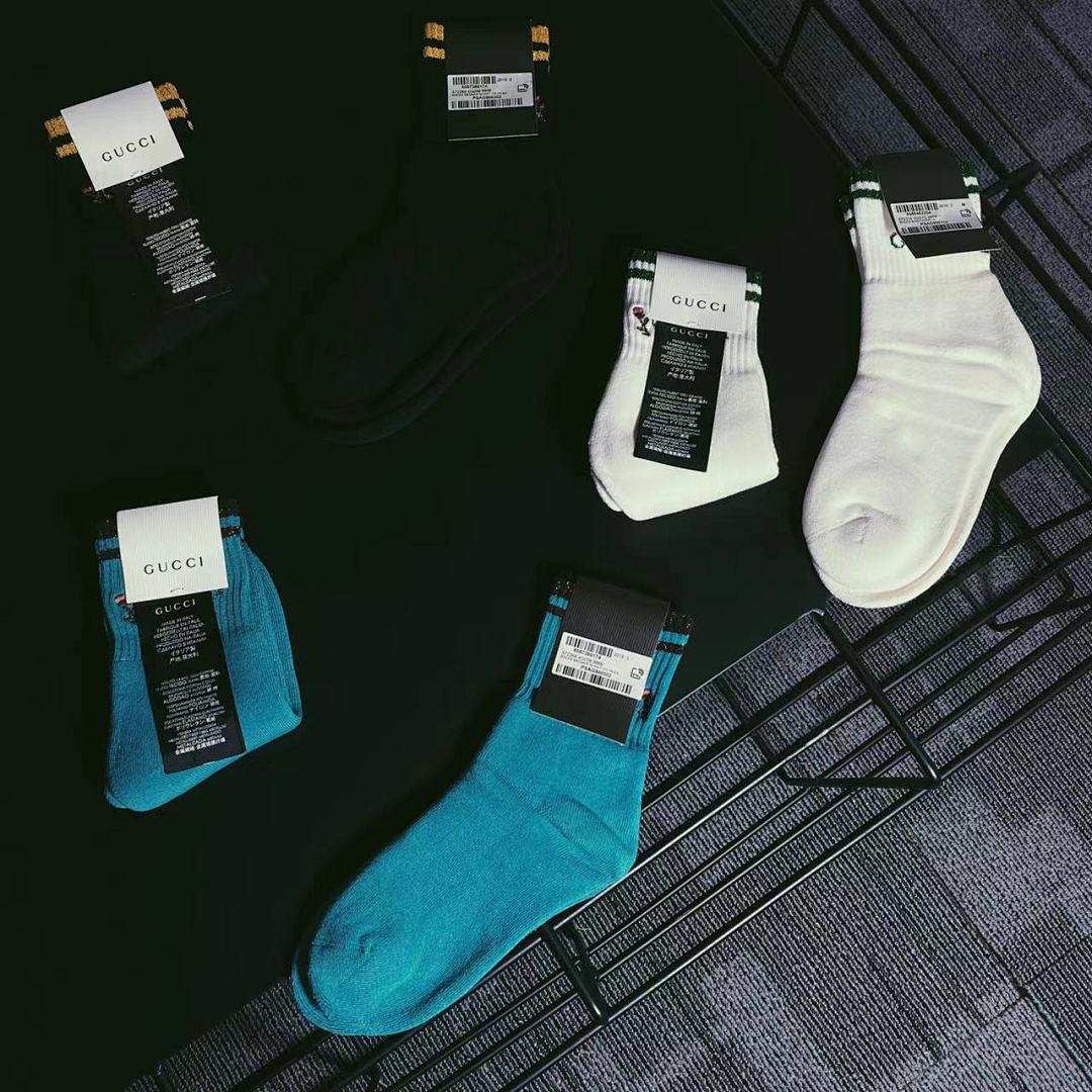 Accessiories Small Floral Embroidered Fleece Sole Socks - Image 2