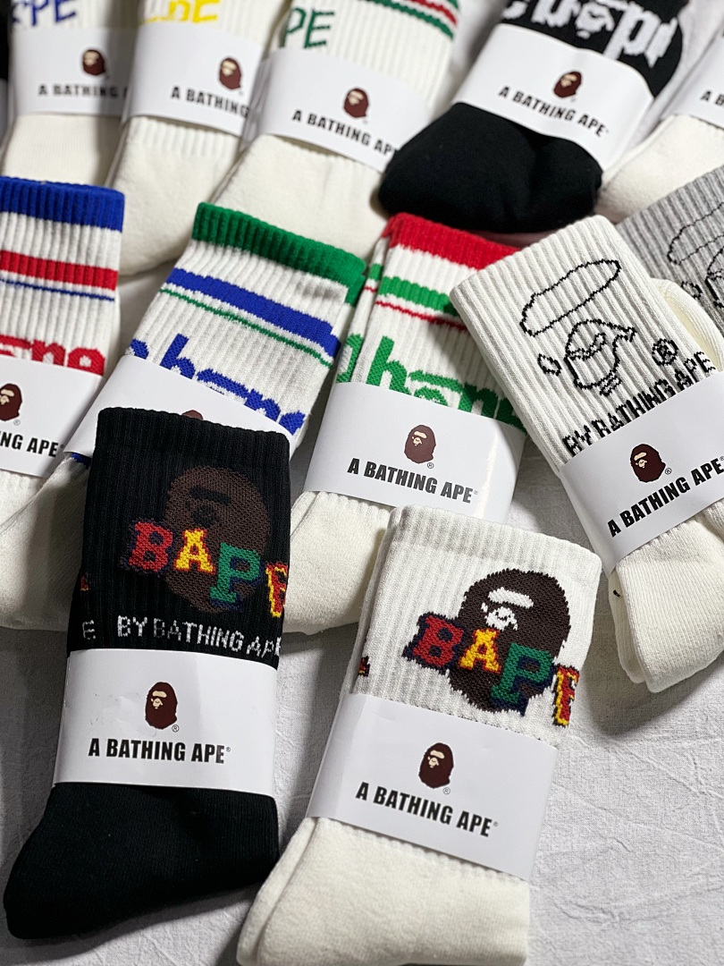 Bape 2024 New Towel Trick Socks - Image 3
