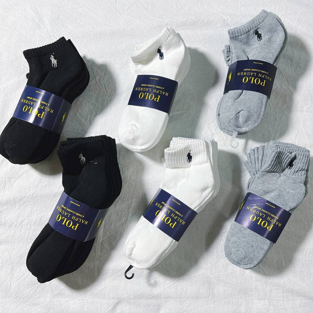 On Running Original Quality 6 Pairs Double Socks (Mid And)