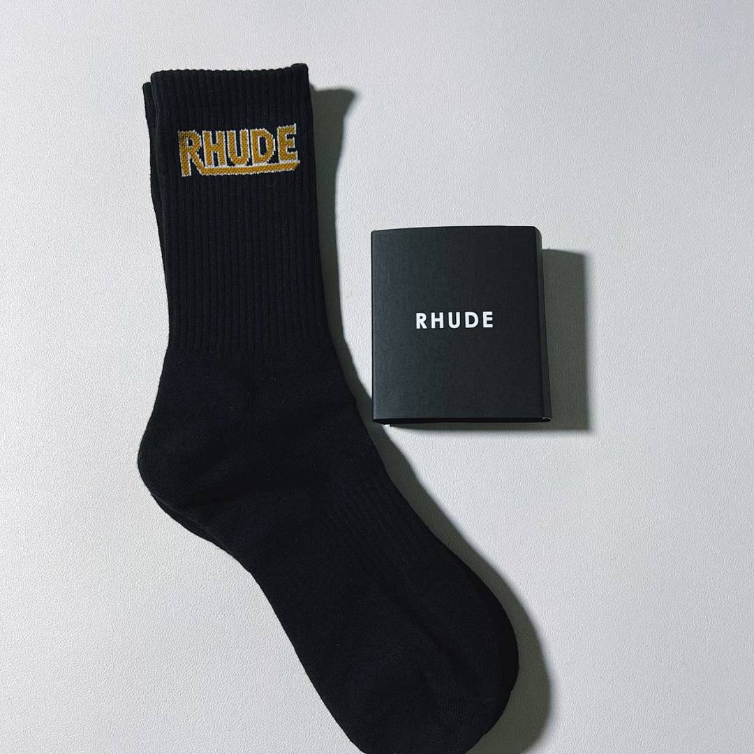 Accessiories RHUDE GOLDER LOGO Socks 1: 1 - Image 3