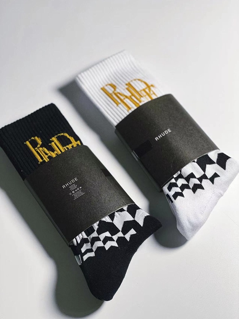 Accessiories Rhude 1: 1 Towel Socks——New Season With 1:1 Cardholder - Image 35