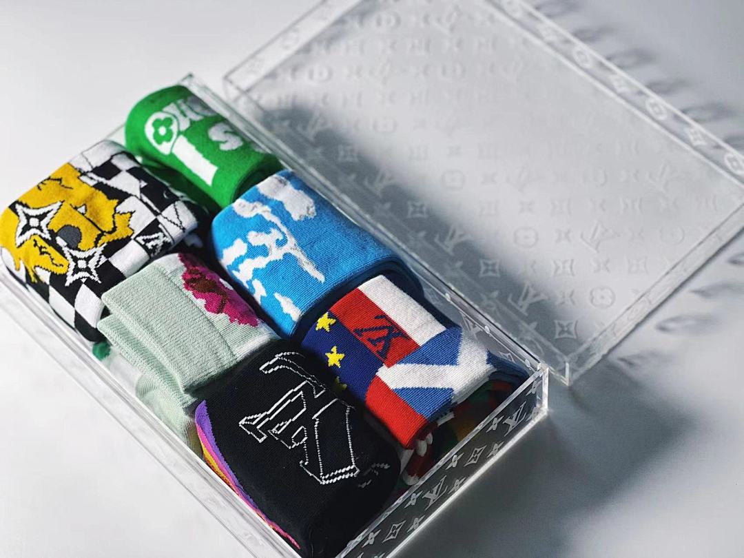 Accessiories 6 Pairs Desinger Socks—— Low Box - Image 3