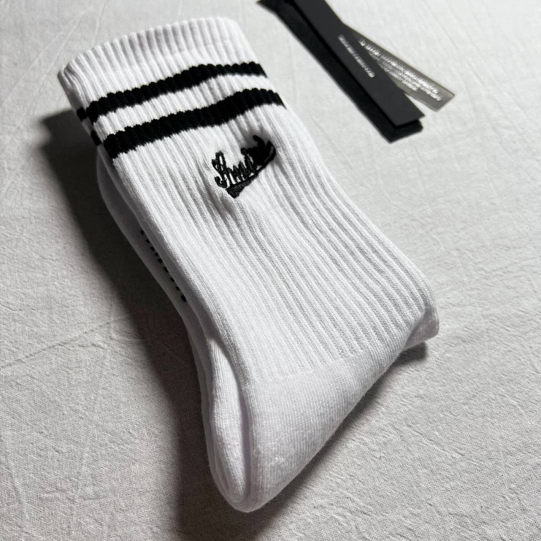 AMIRI 23FW Varsity Script Socks (Black) - Image 9