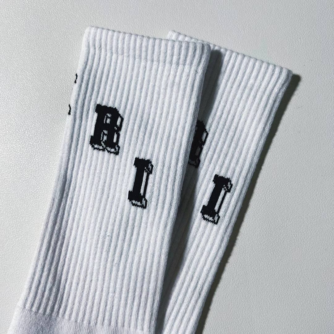 AMIRI COLLEGIATE AMIRI TUBE SOCK White/Black - Image 7