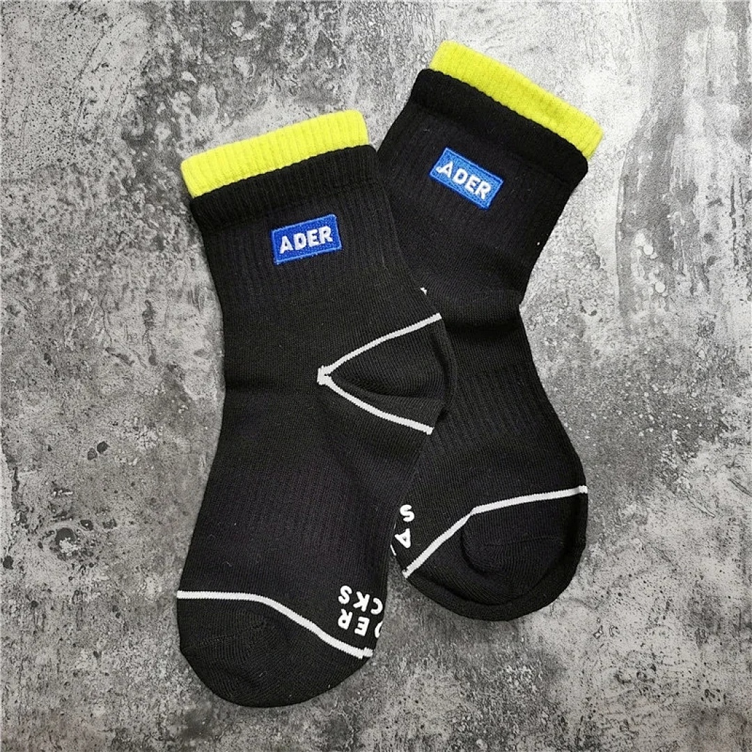 Accessiories Double Embroidered ADER Socks - Image 3