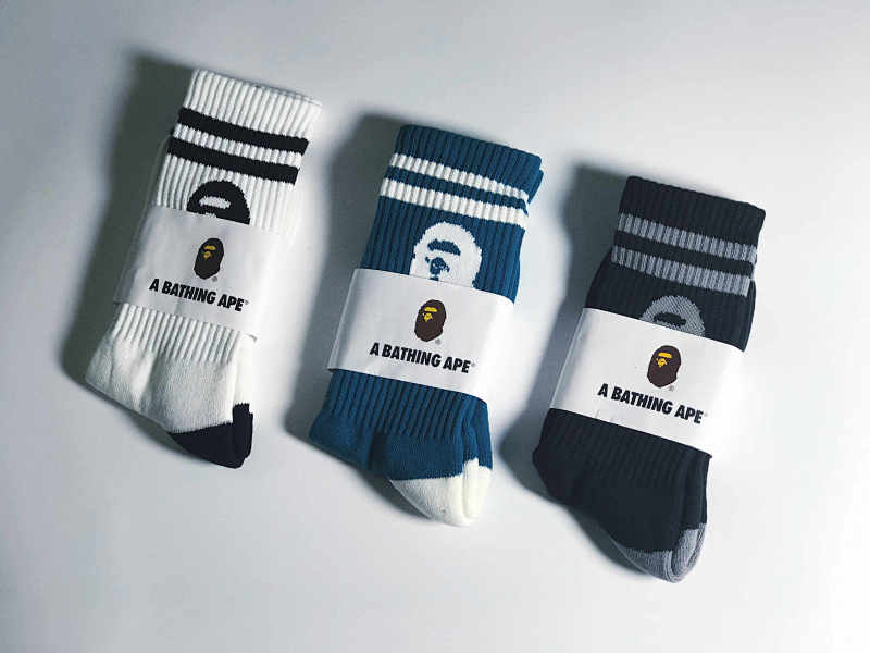 Bape Socks Striped Top, photo 1