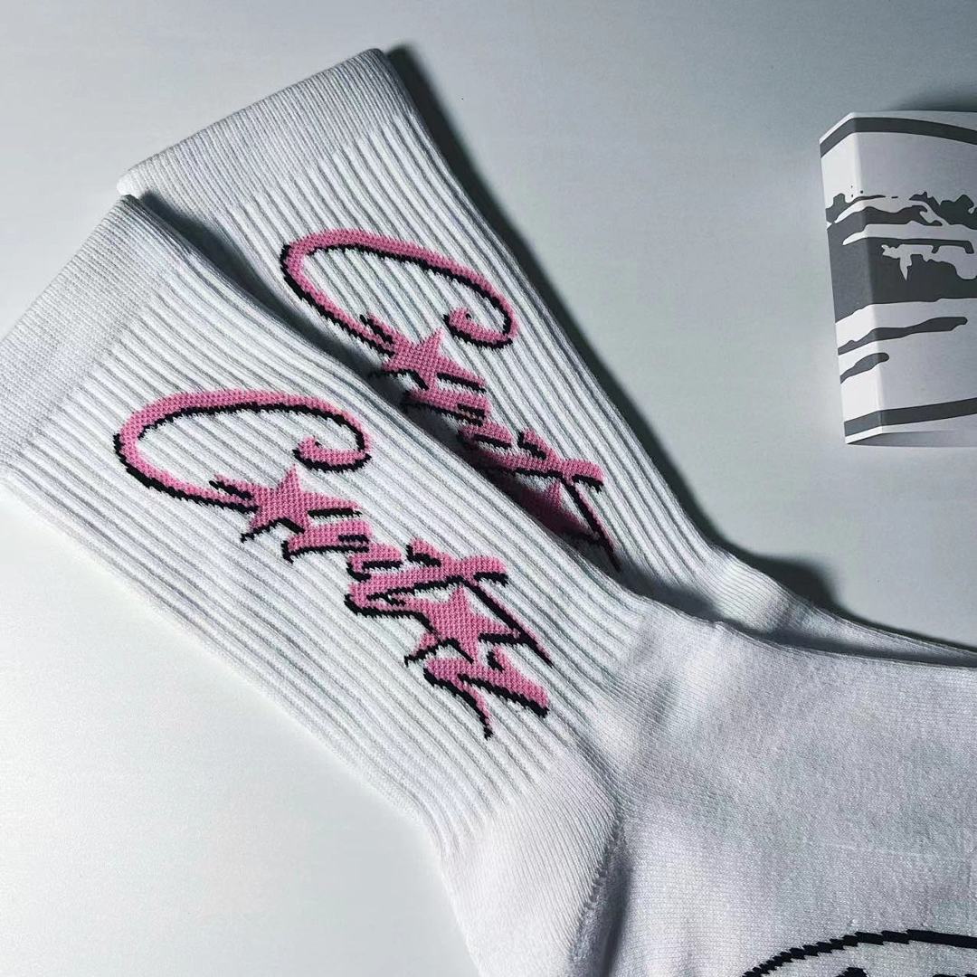 Accessiories 1:1 Coreteiz Pink Star Towel Socks - Image 8
