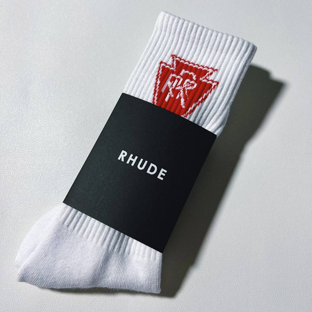 Accessiories RHUDE TRIPLE R SPORT SOCK - Image 4