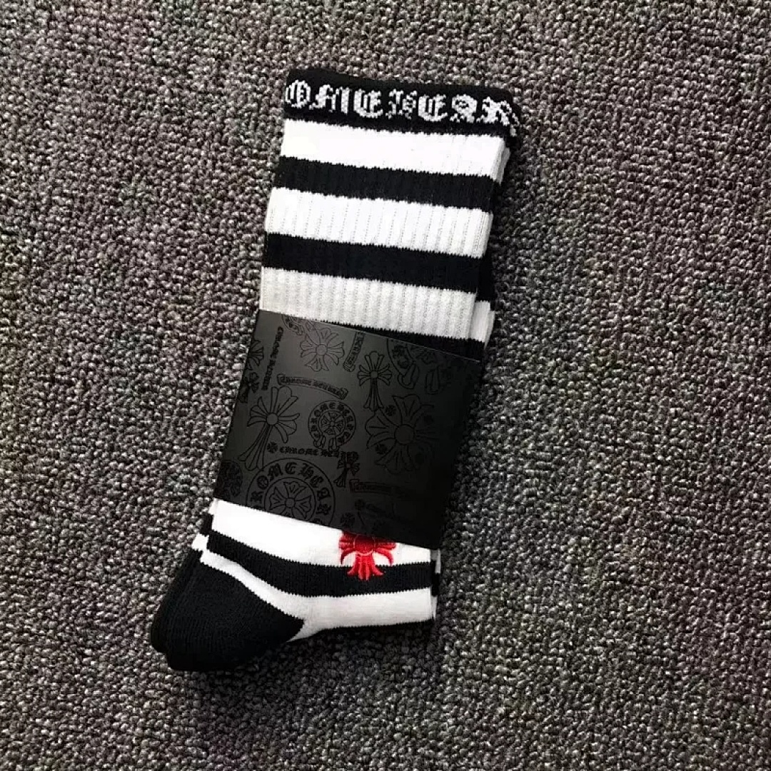 Chanel Chrome Hearts Stripe Socks - Image 7