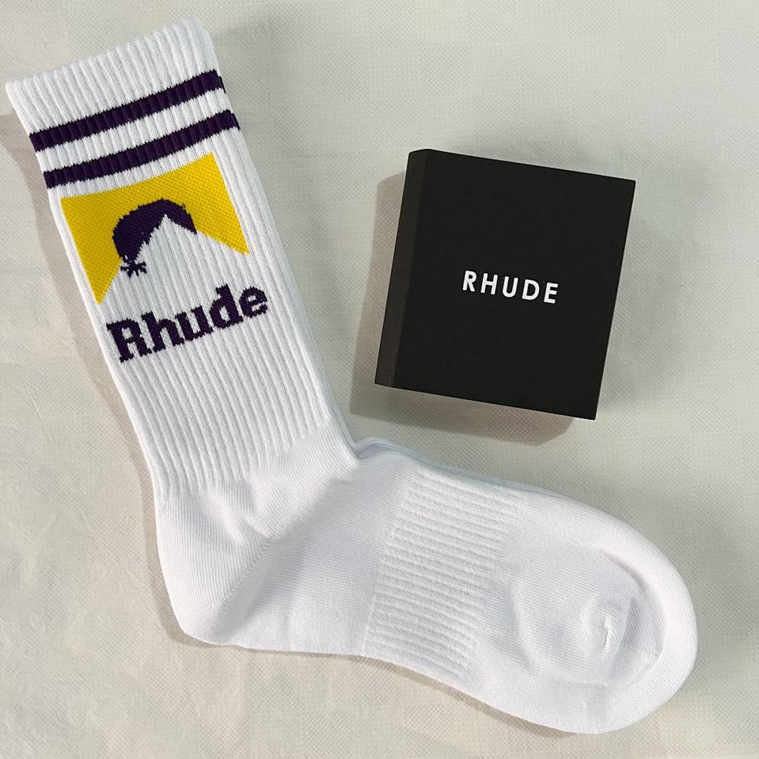 Accessiories VINTAGE RHUDE Moutain 1:1 Towel Socks - Image 23