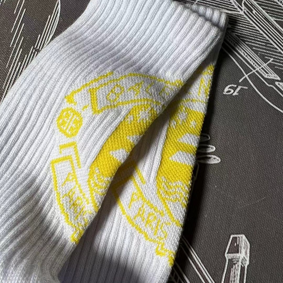 Accessiories BAL 2022 Yellow Fleece Sole Socks Towel - Image 3