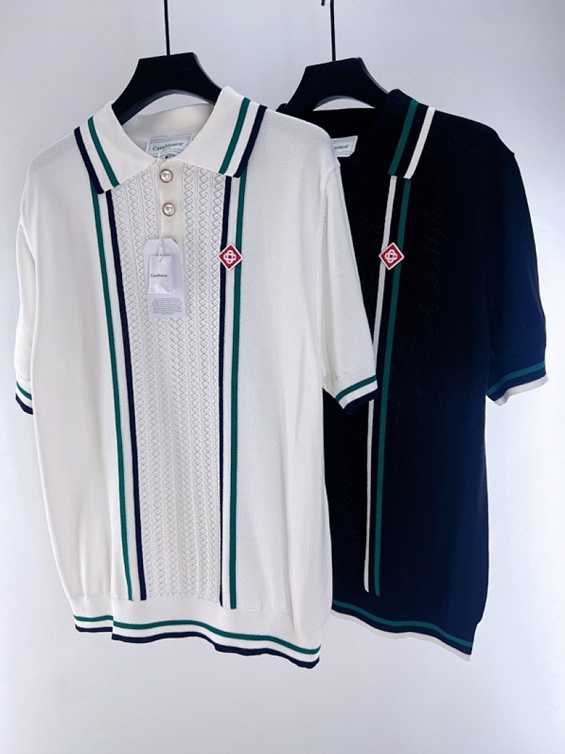 C*asablanca Casablanca Fleece Polo Collar, photo 1