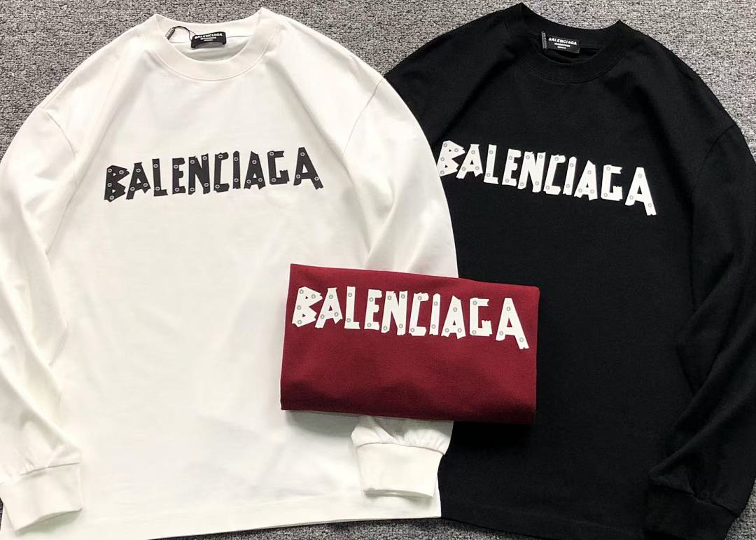 Balenciaga 135 B⭐L⭐⭐⭐IA⭐A LONG SLEEVED 3108260521 (Im 170Cm 60Kg I Wear Size M In The Phot) - Image 6