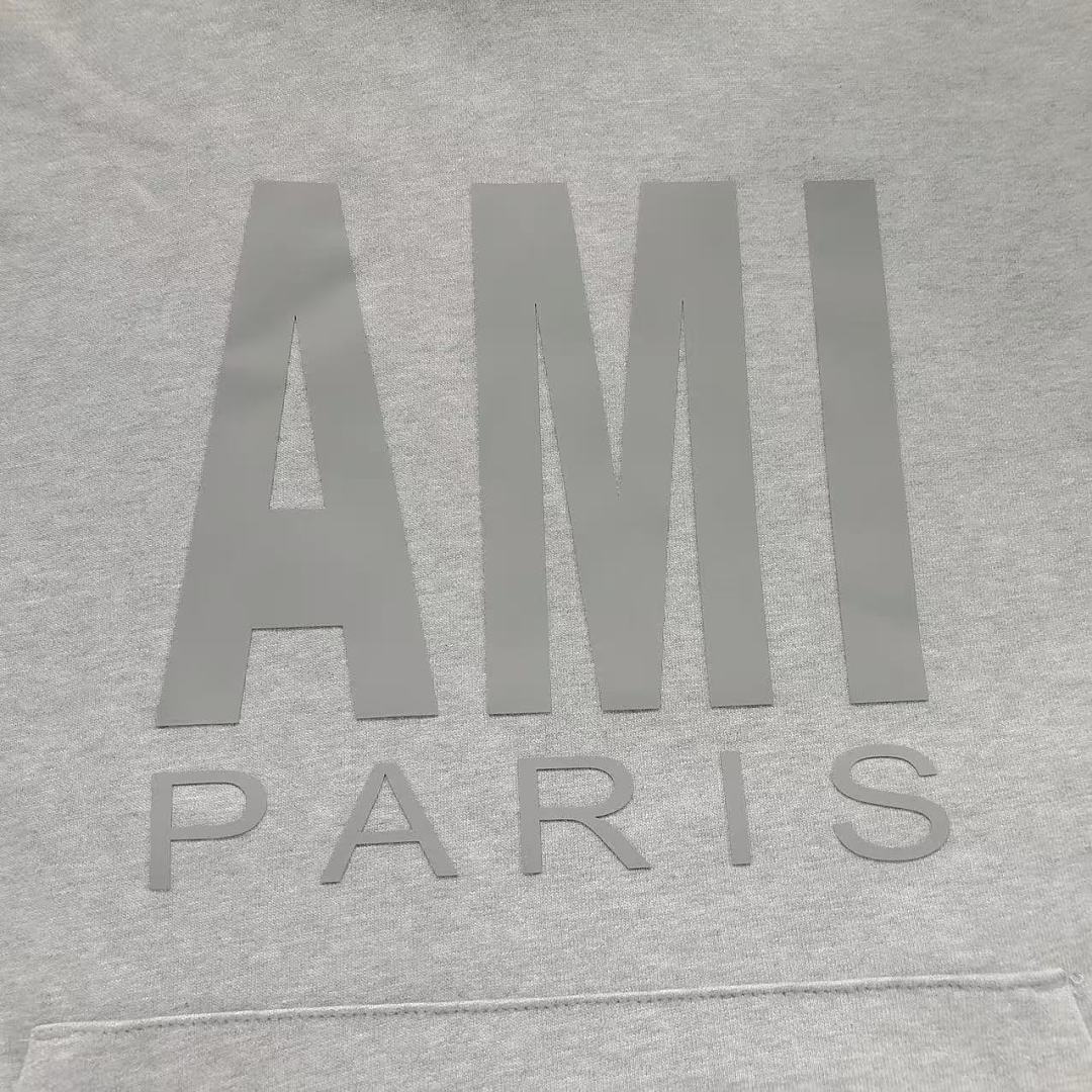 AMI 158 AMI HOODIE 3208163917 (Im 170Cm 60Kg I Wear Size S In The Phot) - Image 12