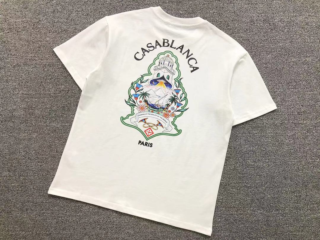 Casablanca 95 CASABLANCA T-SHIRT 126131132 (Im 170Cm 60Kg I Wear Size M In The Phot) - Image 8