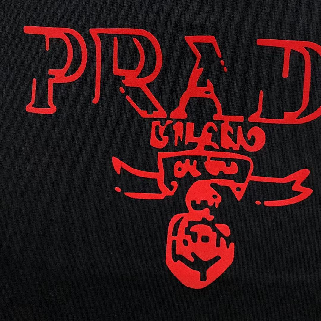 Prada 118 P⭐A⭐A T-SHIRT 41080211133 (Im 170Cm 60Kg I Wear Size XL In The Phot) - Image 14