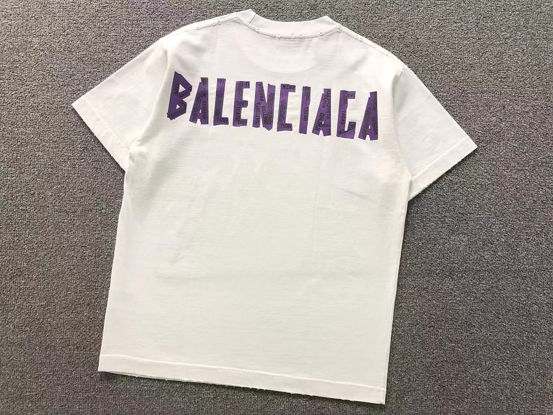 Balenciaga 135 B⭐L⭐⭐⭐IA⭐A T-SHIRT 5260608147 (Im 170Cm 60Kg I Wear Size L In The Phot) - Image 7
