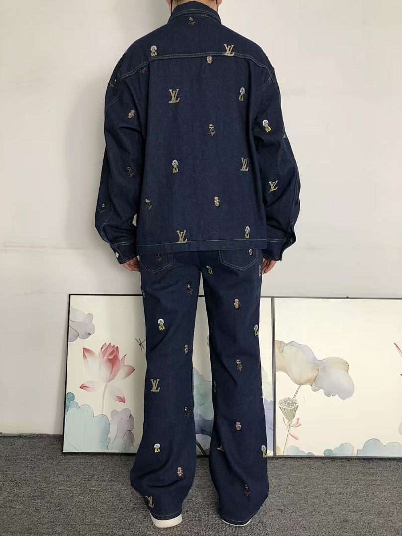 Louis Vuitton TROUSERS215 L⭐ JACKET TROUSERS 11090210137 (Im 170Cm 60Kg I Wear Size L In The Phot) - Image 5