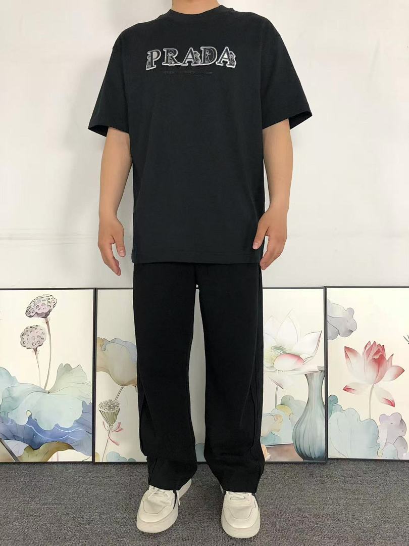 Prada 118 P⭐A⭐A T-SHIRT 5230701147 (Im 170Cm 60Kg I Wear Size M In The Phot) - Image 3
