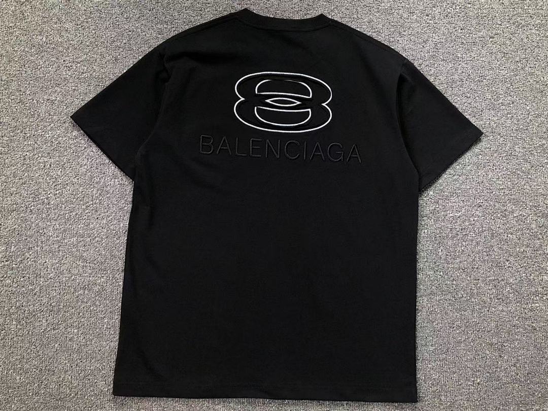 Balenciaga 118 B⭐L⭐⭐⭐IA⭐A T-SHIRT 11122010137 (Im 170Cm 60Kg I Wear Size M In The Phot) - Image 7