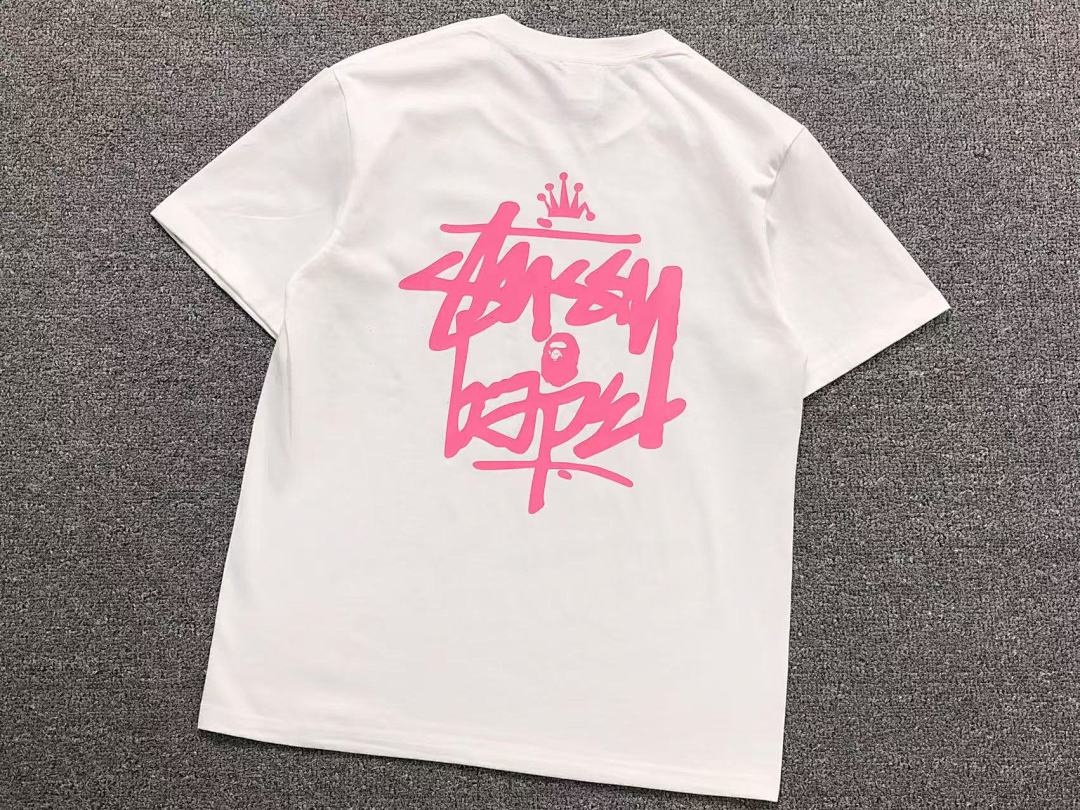 Bape 79 BAPE STUSSY T-SHIRT 411183342 (Im 170Cm 57Kg I Wear Size S In The Phot) - Image 26