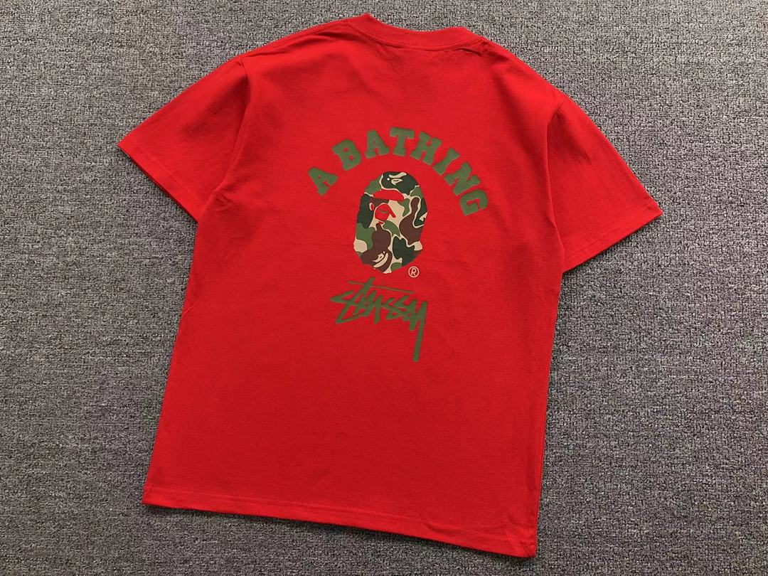 Bape 78 BAPE STUSSY T-SHIRT 411182442 (Im 170Cm 57Kg I Wear Size S In The Phot) - Image 10