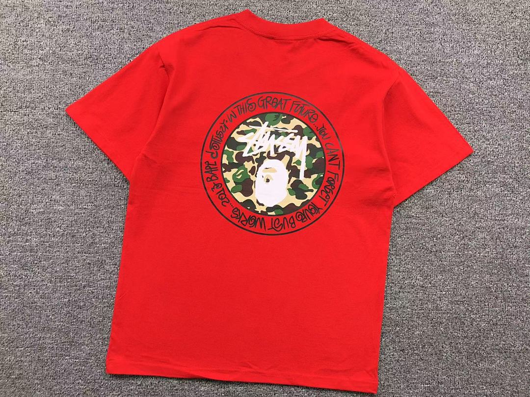 Bape 78 BAPE STUSSY T-SHIRT 411183242 (Im 170Cm 57Kg I Wear Size S In The Phot) - Image 10
