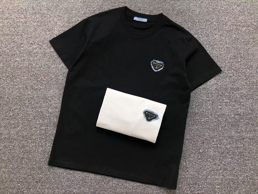 Prada 98 P⭐A⭐A T-SHIRT 311291621 (Im 170Cm 55Kg I Wear Size XS In The Phot) - Image 5
