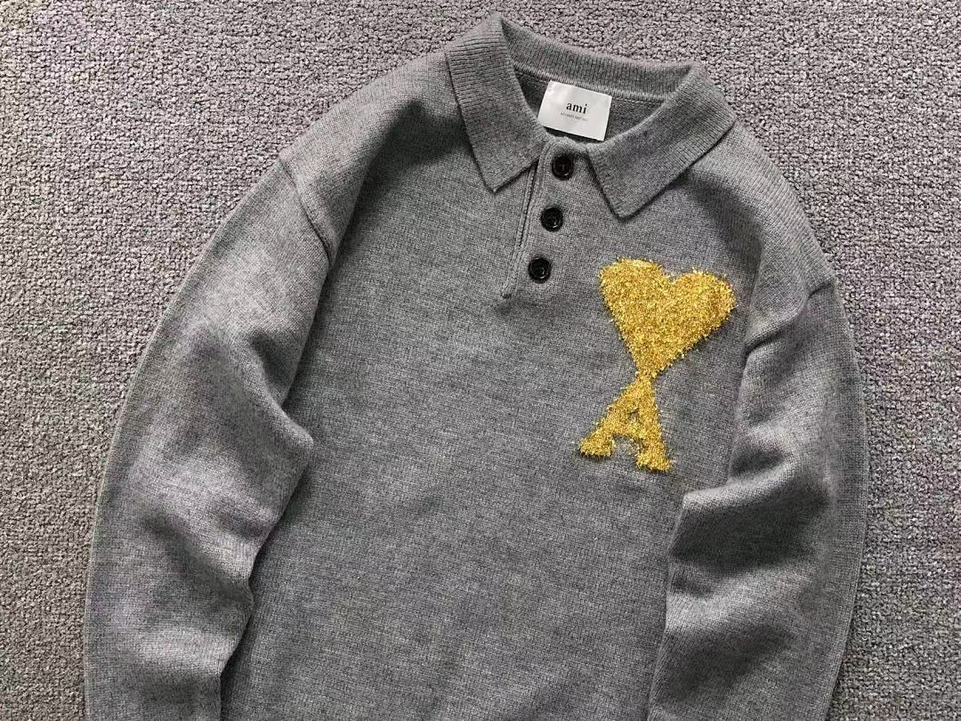 AMI 168 AMI SWEATER 21101104125 (Im 170Cm 60Kg I Wear Size M In The Phot) - Image 12