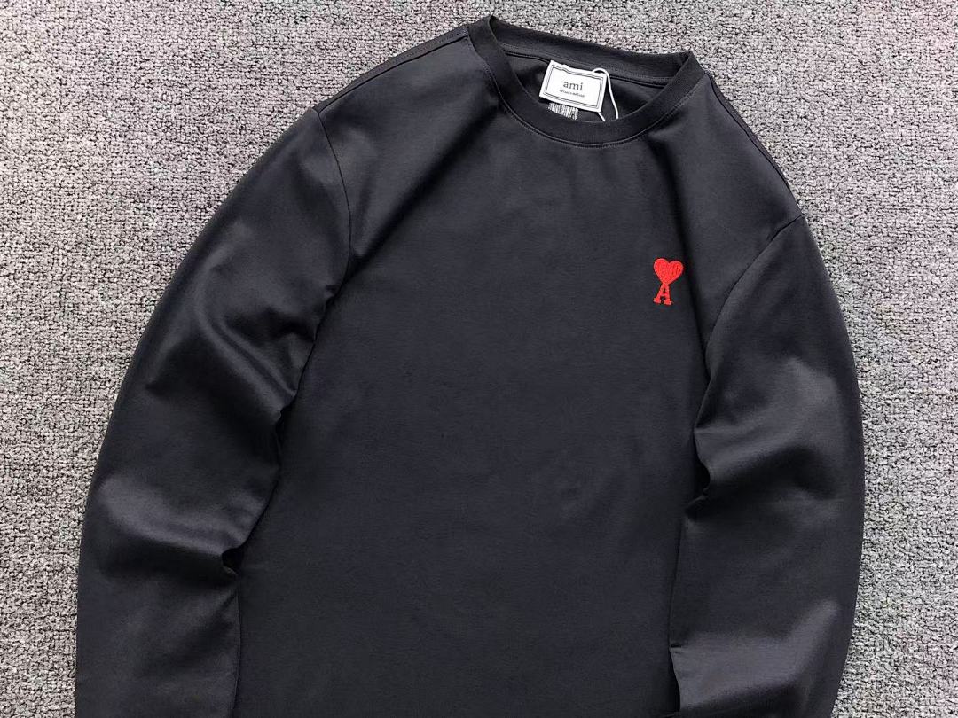 AMI 95 AMI LONG SLEEVED 3107171203 (Im 170Cm 60Kg I Wear Size L In The Phot) - Image 13
