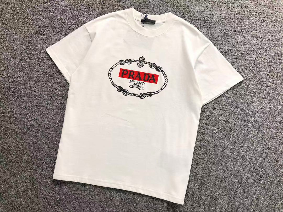 Prada 158 P⭐A⭐A T-SHIRT 22032013001 (Im 170Cm 60Kg I Wear Size S In The Phot) - Image 7