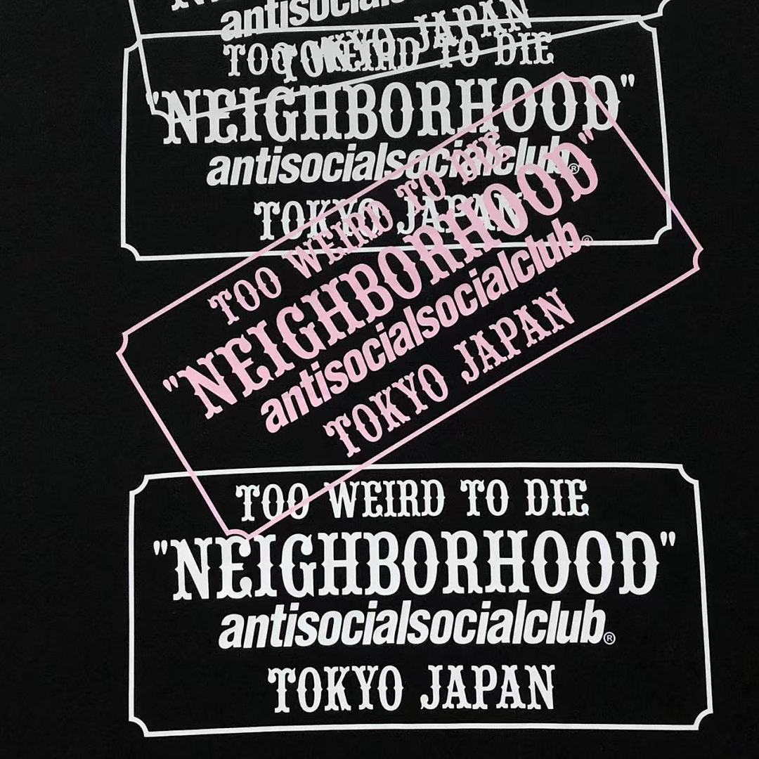 Christian Louboutin 85 ANTI SOCIAL CLUB NEIGHBORHOOD T-SHIRT - Image 10