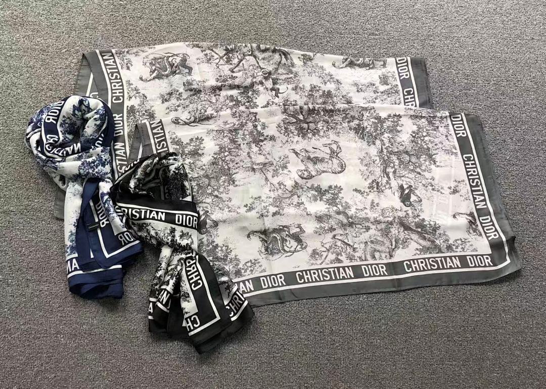 Dior 68 D⭐O⭐ SCARF 2203171076 (Long 180CM* Wide 90CM*) - Image 2