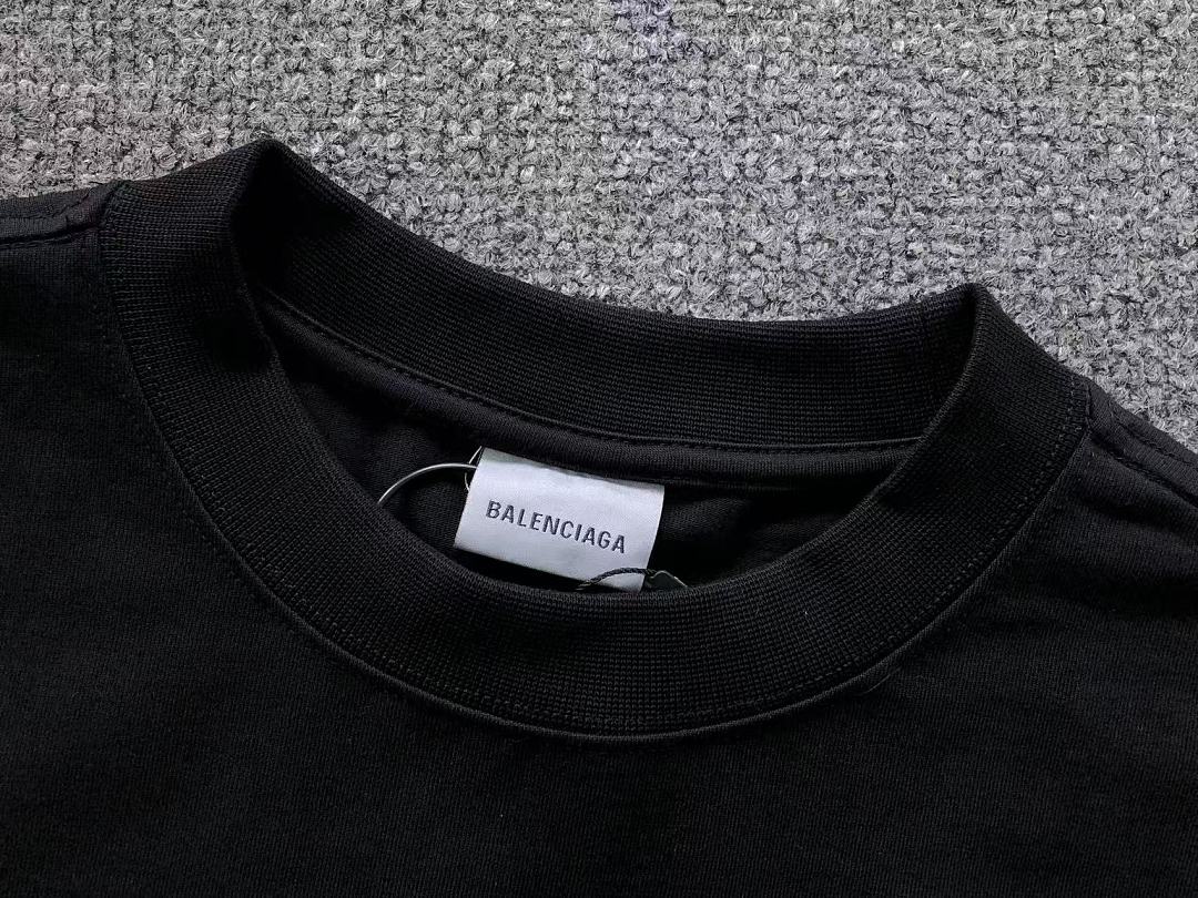 Balenciaga 125 B⭐L⭐⭐⭐IA⭐A T-SHIRT 42060510163 (Im 170Cm 60Kg I Wear Size XS In The Phot) - Image 10