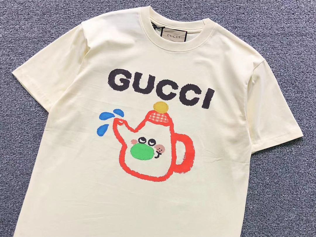 Gucci 85 G⭐C⭐I T-SHIRT 5231952101 (Im 170Cm 60Kg I Wear Size S In The Phot) - Image 7