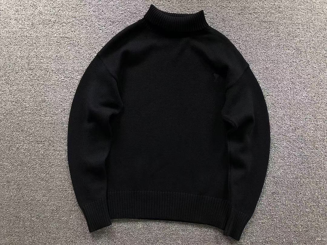 AMI 158 AMI SWEATER 21101105125 (Im 170Cm 60Kg I Wear Size M In The Phot) - Image 8