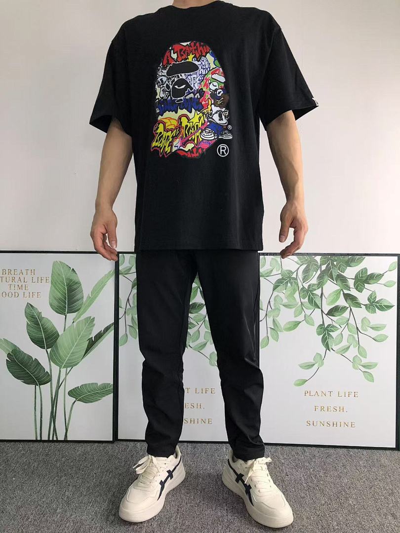 Bape 79 BAPE T-SHIRT 211112042 (Im 170Cm 57Kg I Wear Size M In The Phot) - Image 2