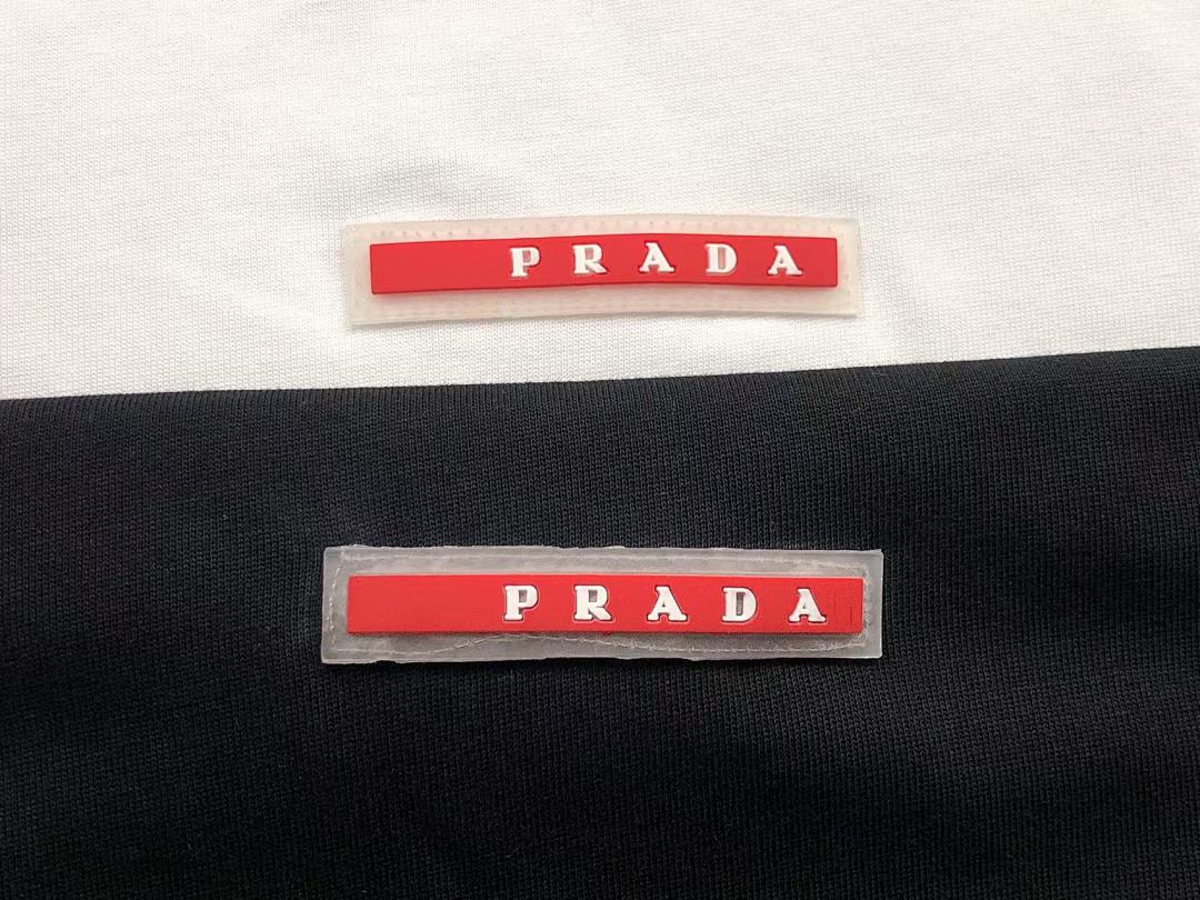 Prada 108 P⭐A⭐A T-SHIRT 213030821 (Im 170Cm 55Kg I Wear Size S In The Phot) - Image 12