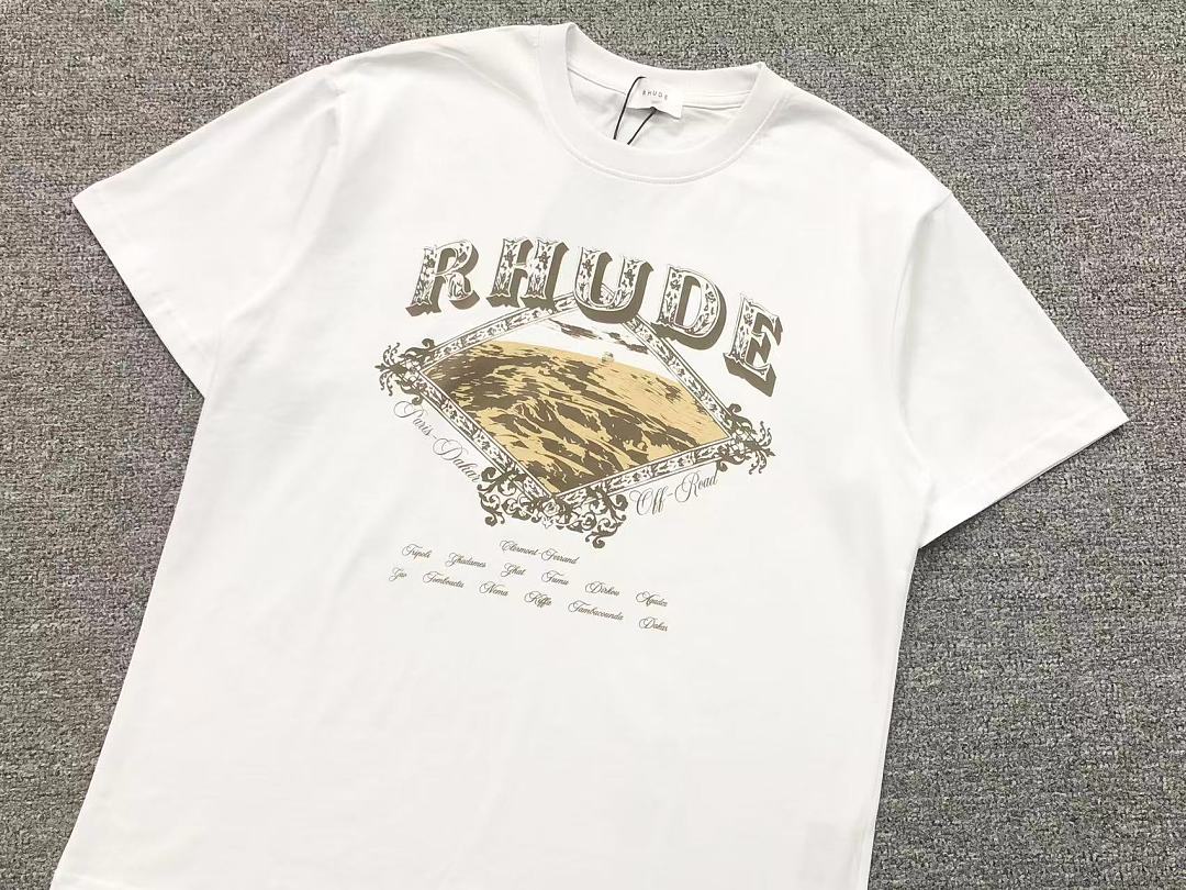 Rhude 105 RHUDE T-SHIRT 3208060517 (Im 170Cm 60Kg I Wear Size S In The Phot) - Image 9
