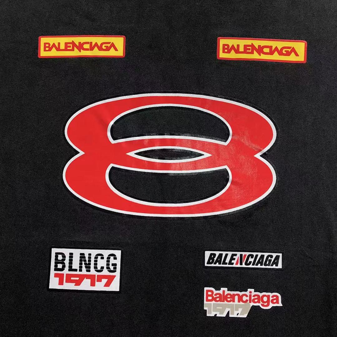 Balenciaga 118 B⭐L⭐⭐⭐IA⭐A T-SHIRT 5212222136 (Im 170Cm 60Kg I Wear Size S In The Phot) - Image 8